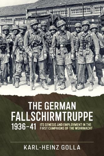 Cover image for The German Fallschirmtruppe 1936-41