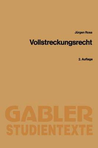 Cover image for Vollstreckungsrecht