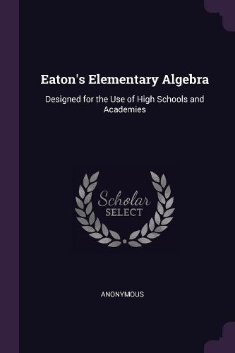 Cover image for Eaton's Elementary Algebra