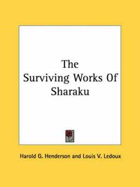 Cover image for The Surviving Works of Sharaku