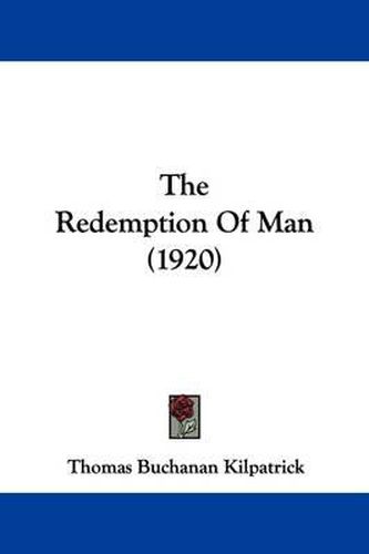 Cover image for The Redemption of Man (1920)