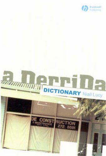 Cover image for A Derrida Dictionary