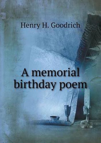 Cover image for A memorial birthday poem