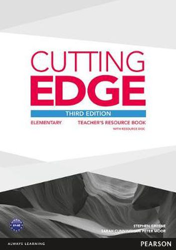 Cover image for Cutting Edge 3rd Edition Elementary Teacher's Book with Teacher's Resources Disk Pack