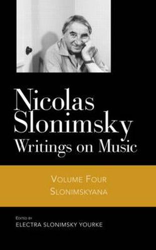 Cover image for Slonimskyana V4