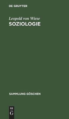 Cover image for Soziologie: Geschichte Und Hauptprobleme