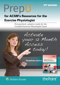 Cover image for PrepU for ACSM's Resources for the Exercise Physiologist