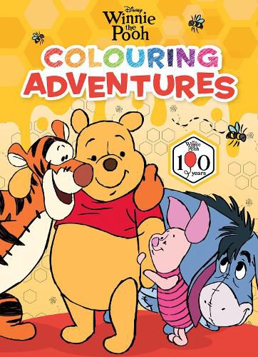 Cover image for Winnie The Pooh 100th Anniversary: Colouring Adventures (Disney)
