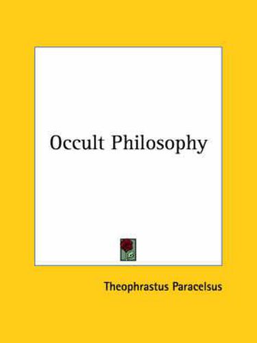 Occult Philosophy