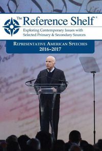 Cover image for Reference Shelf: Representative American Speeches, 2016-2017