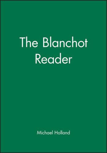 Cover image for The Blanchot Reader