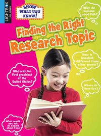 Cover image for Finding the Right Research Topic