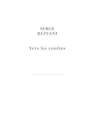 Cover image for Vers Les Confins