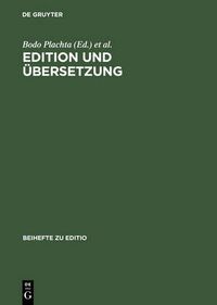 Cover image for Edition und UEbersetzung