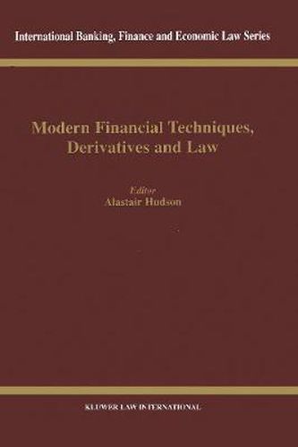 Cover image for Modern Financial Techniques, Derivatives and Law
