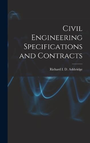 Cover image for Civil Engineering Specifications and Contracts