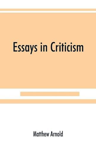 Cover image for Essays in criticism