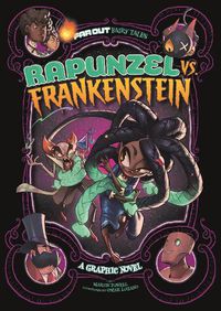 Cover image for Rapunzel vs Frankenstein: A Graphic Novel