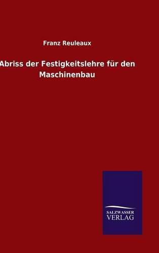 Cover image for Abriss der Festigkeitslehre fur den Maschinenbau