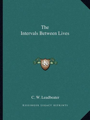 Cover image for The Intervals Between Lives