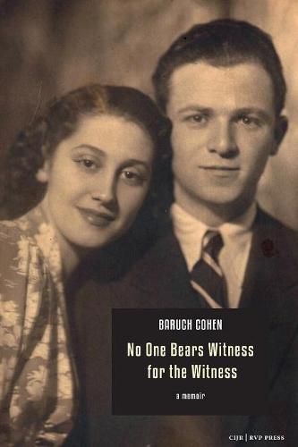 Cover image for No One Bears Witness for the Witness: a memoir