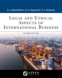 Cover image for Legal and Ethical Aspects of International Business