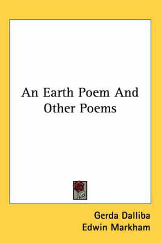Cover image for An Earth Poem and Other Poems
