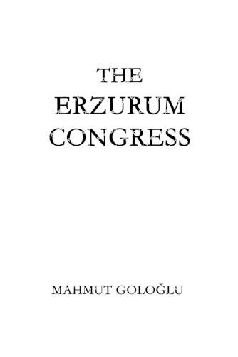 Cover image for The Erzurum Congress