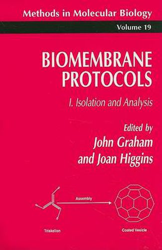 Biomembrane Protocols: I.  Isolation and Analysis