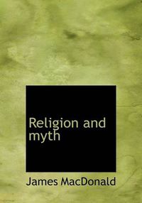 Cover image for Religion and Myth