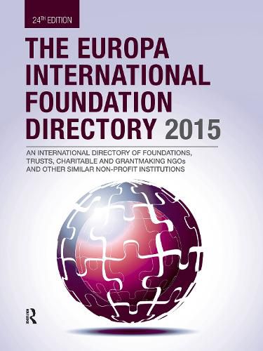 Cover image for The Europa International Foundation Directory 2015