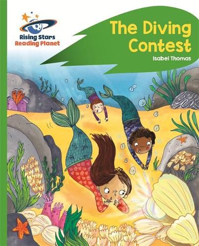 Cover image for Reading Planet - The Diving Contest - Green: Rocket Phonics