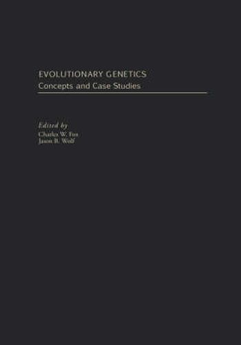 Cover image for Evolutionary Genetics: Concepts and Case Studies