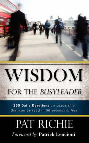 Cover image for Wisdom for the BusyLeader