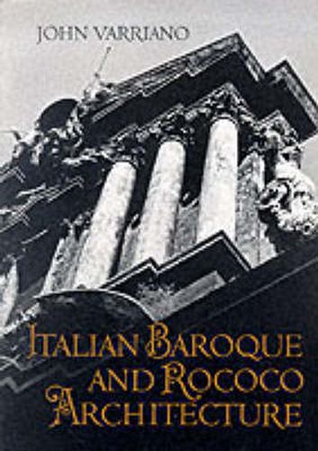 Cover image for Italian Baroque and Rococo Architecture