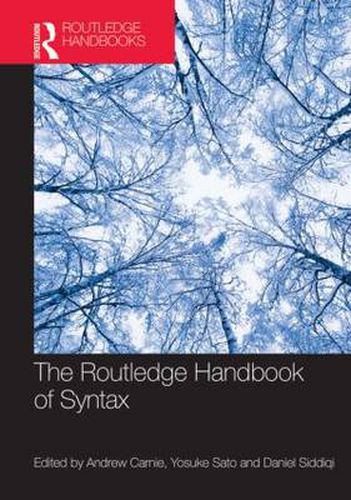 Cover image for The Routledge Handbook of Syntax