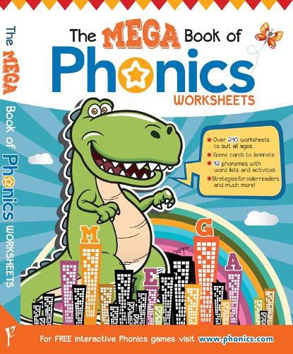 Cover image for The Mega Book of Phonics Worksheets