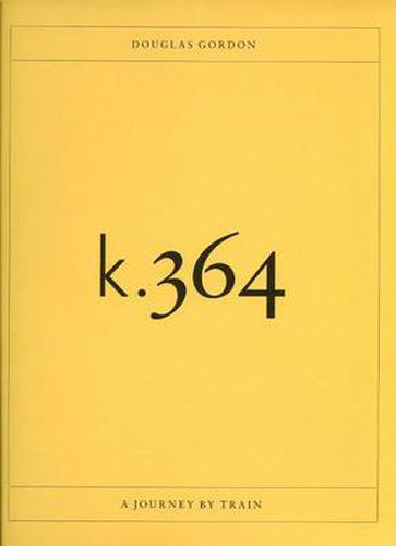 Cover image for Douglas Gordon - K.364
