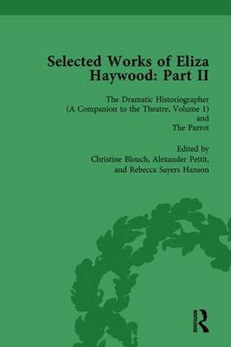 Cover image for Selected Works of Eliza Haywood, Part II Vol 1