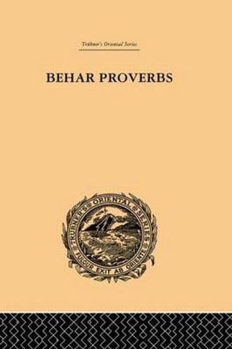 Cover image for Behar Proverbs