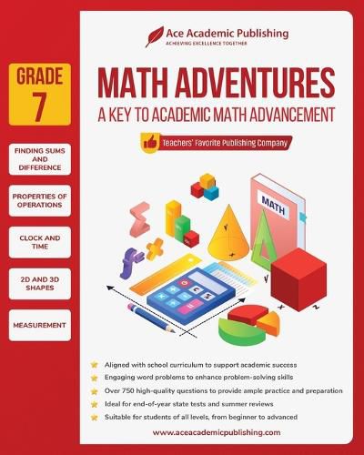 Cover image for Math Adventures - Grade 7