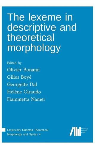 Cover image for The lexeme in descriptive and theoretical morphology