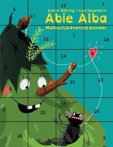Cover image for Abie Alba: MalbuchAdventskalender