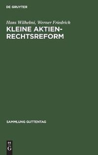 Cover image for Kleine Aktienrechtsreform