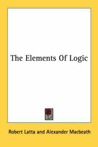 Cover image for The Elements of Logic