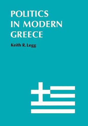 Cover image for Politics in Modern Greece