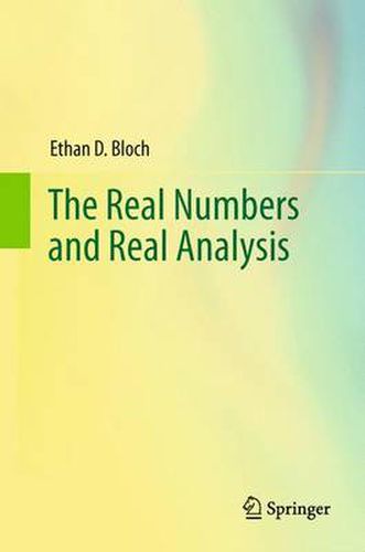 Cover image for The Real Numbers and Real Analysis