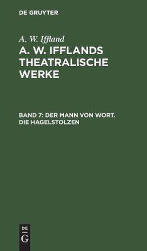 Cover image for Der Mann Von Wort. Die Hagelstolzen