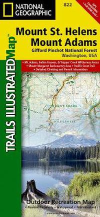 Cover image for Mount St. Helens/mount Adams (gifford-pinchot National Forest): Trails Illustrated Other Rec. Areas