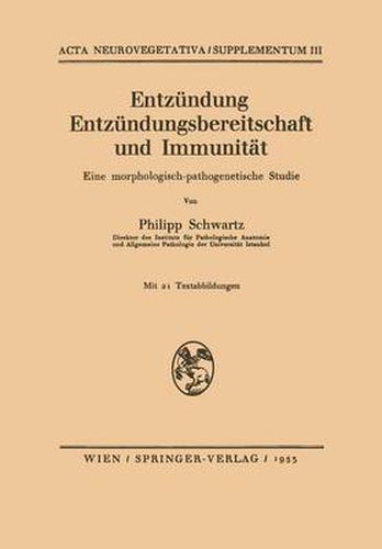 Cover image for Entzundung Entzundungsbereitschaft Und Immunitat: Eine Morphologisch-Pathogenetische Studie